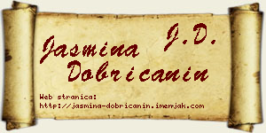 Jasmina Dobričanin vizit kartica